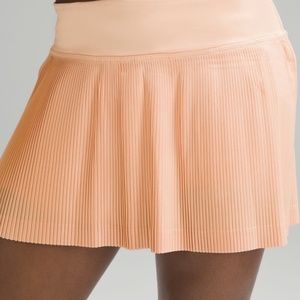 New with Tags NWT Lululemon size 8 Pleat to Street Mid-Rise Skirt Summer Glow